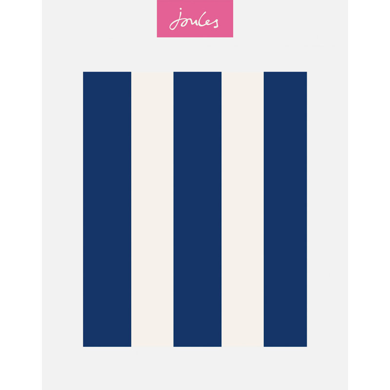 Joules Harborough Stripe Wallpaper, Blue