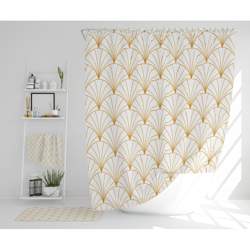 Nevaehrose Polyester Shower Curtain Set