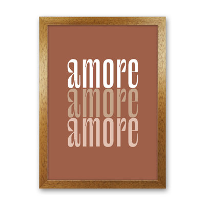 Amore Amore Amore 1 Piece Wall Art