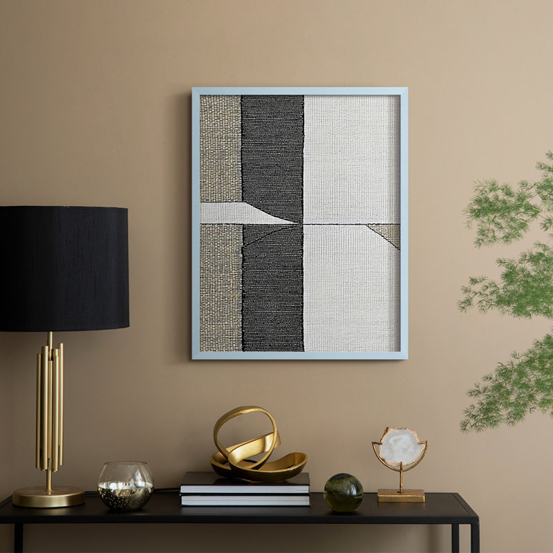 «Abstract CCLI», reproduction encadrée - prête à être accrochée, Bleu, H 10 po x l 8 po