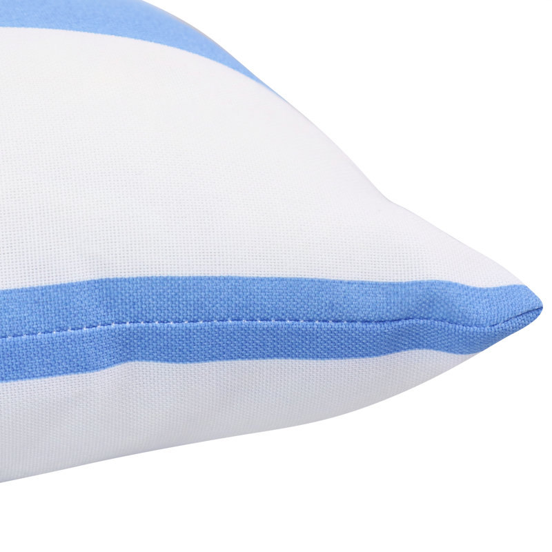 Coussins décoratifs 19 po, Rayures plage