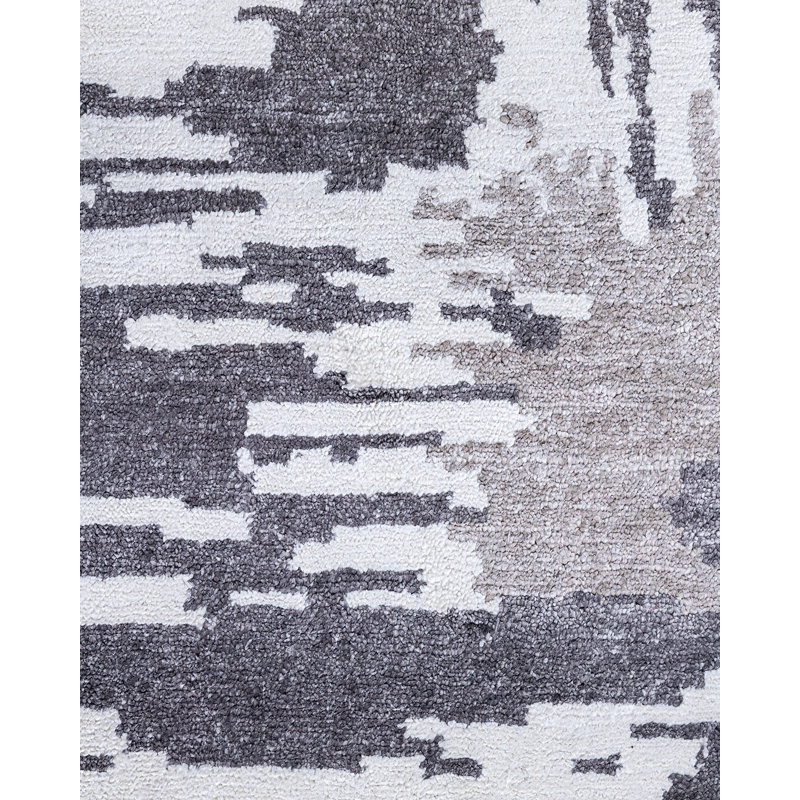 Overdyed One-of-a-Kind Rectangle 9'1" X 12' Hand Knotted Area Rug
