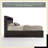 Queen-sized bed with storage function