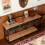 Table console à 3 tiroirs avec vestibule et tablette de rangement-755168615