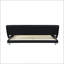 Structure de lit tapissier en similicuir