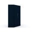 Mulberry Contemporary Modern Corner Wardrobe Closet with Hanging Rods in Tatiana Midnight Blue-1053171306