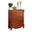 Armoire d'appoint en bois manufacturé brun massif