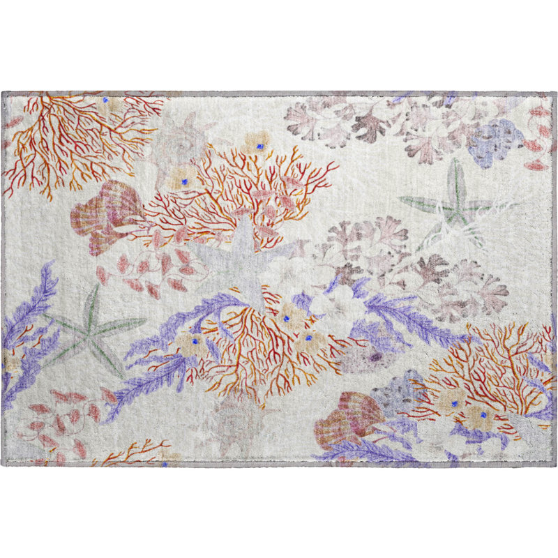 Tapis Cerrito AMF180 lavable à la machine de qualité supérieure, Rectangle 1 pi 8 po x 2 pi 6 po