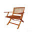 Ensemble de salle à manger pliable pour patio, 4 chaises pliantes, intérieur et extérieur universel, teck