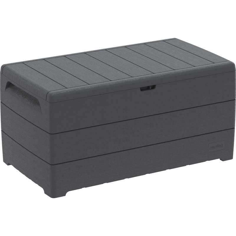 Duramax Building Products CedarGrain 50'' W 110 Gallons Water Resistant Lockable, Gray
