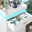 Commode 5 tiroirs 27,6 po avec station de charge et lumières DEL-399998543