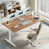 Light Rustic Brown/White