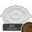 Endurathane Pesaro Ceiling Medallion, 36"W x 26"H x 1 1/2"P, Hand-Painted Rust Finish-27880501