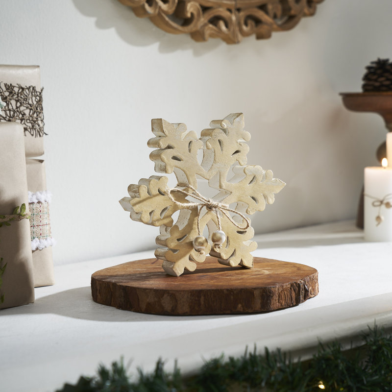 Flocon de neige Yuletide Glow, H 7,75 po x l 7,75 po x P 1 po