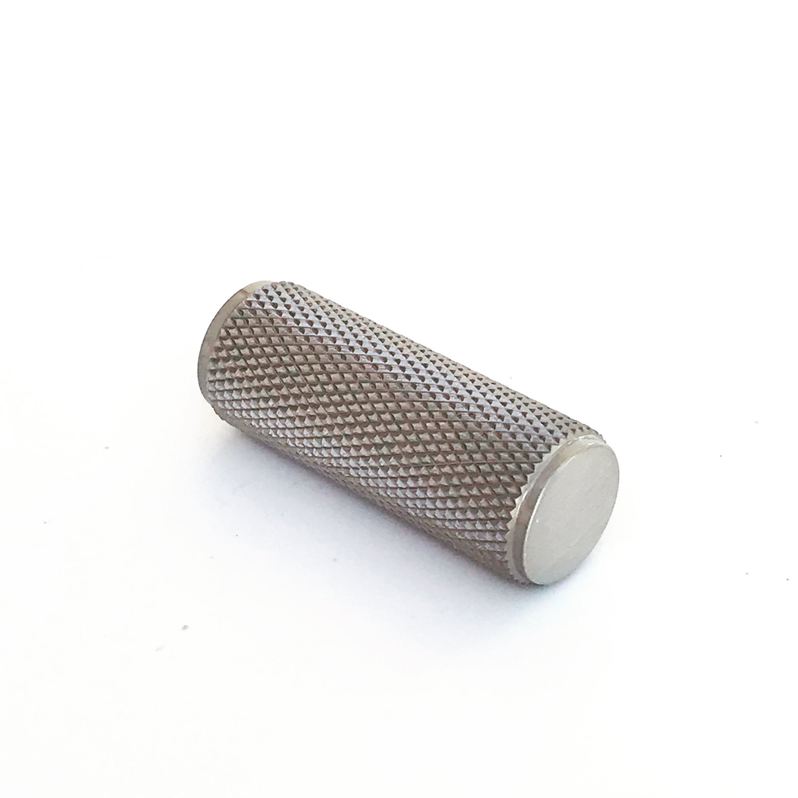 Texture Solid Brass Peg Knob, Brushed Nickel