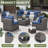 7 Piece Patio Conversation Set With Coffee Table And Cushions-1501205456