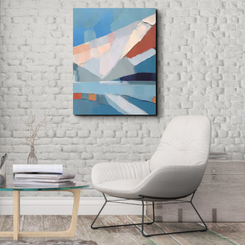 "Paysage 78" sur toile, H 24 po x l 20 po
