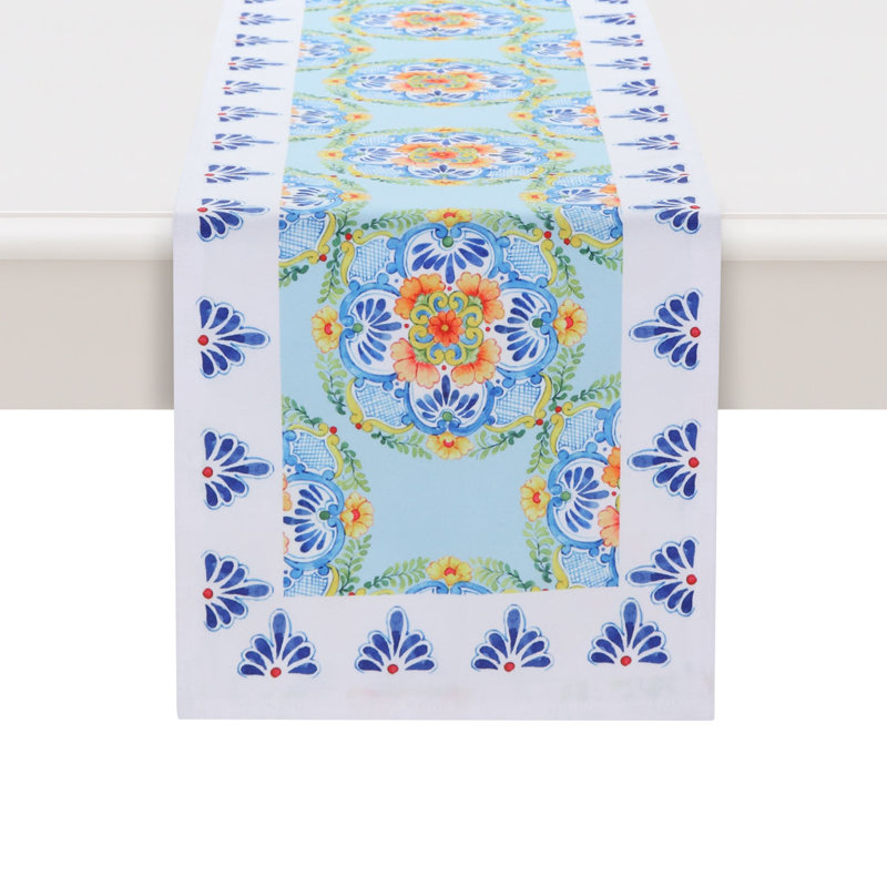 Talavera Table Runner, 72" L x 13" W