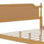 Structure de lit plateforme en bois massif Chikezie avec tête de lit, structure de lit en osier de style bohémien avec tête de lit-858942294-866610731