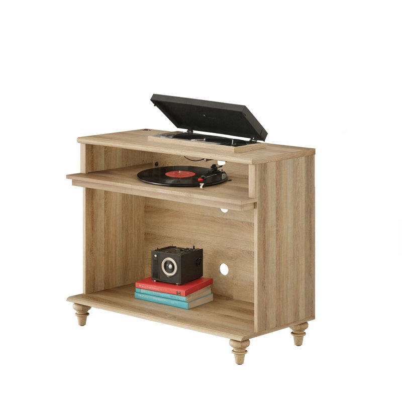 Support pour tourne-disque Corretta, Chêne