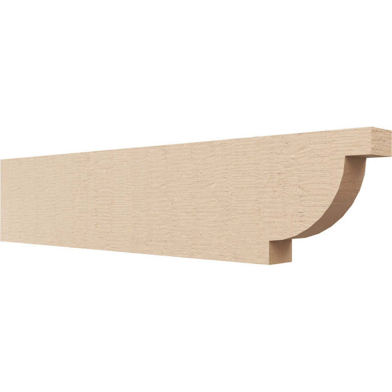 Queue de chevron Alpine Woodgrain TimberThane, brun clair apprêté, H 6 po x l 28 po x P 2 po