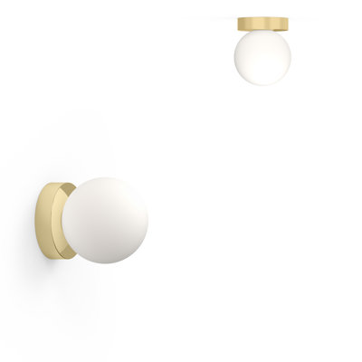 Bola Sphere 6" Globe Flush Mounted Sconce