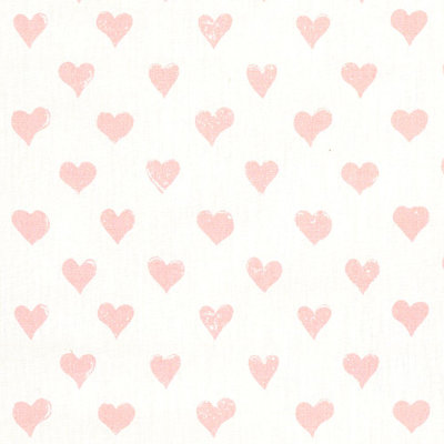 Schumacher x Molly Mahon Hearts Fabric