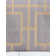 Tapis gris / doré Glam