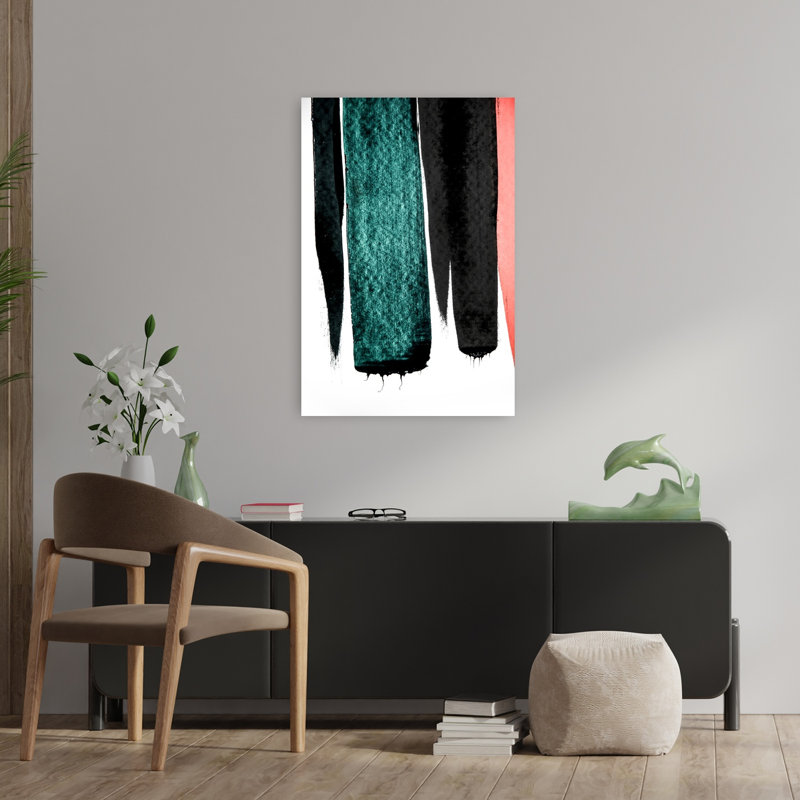Contemporary Art Abstract Bold Colorful Art by Shot By Clint - Wrapped Canvas Print, 91.44 cm H x 60.96 cm W