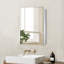 Rectangular Beveled Frameless Mirror Cabinet, Wall Mounted Cabinet For Bathroom Toilet Kitchen,Recess Or Surface Mount Installation-1062961582