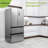 Hamilton Beach 17.9 Cu. Ft. French Door Frost-Free Refrigerator with Double Freezer, Platinum