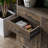 Dazani 70"H Wood Bookcase with Drawers and Cabinet