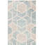Tapis géométrique en laine / coton touffeté à la main Milhouse-694042480