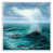 White Floater Framed Canvas