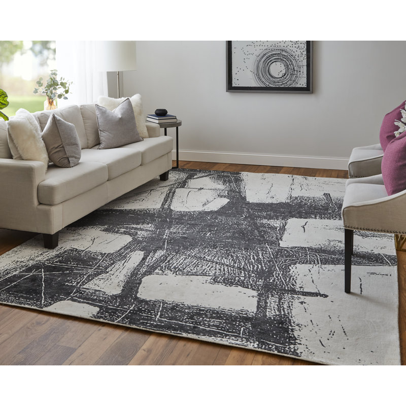 Tapis rectangulaire Eshwar, Rectangle 3 pi 6 po x 5 pi 6 po