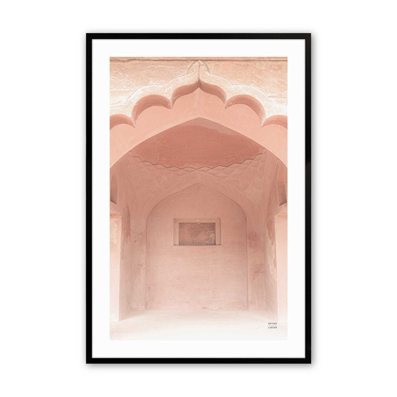 «Desert Rose Alcove», Noir satiné, H 21 po x l 17 po