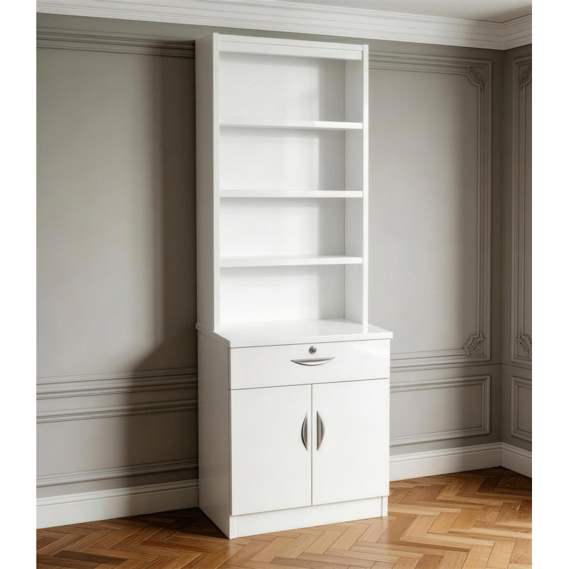 Brence 2 -Door 1 -Drawer, White