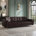 Dark Brown Faux Leather