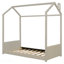 Lit simple en bois et velours, beige-1483782487-1483782825