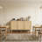 47.2" Rattan Sideboard with Adjustable Shelves for Kitchen, Living Room, Entryway-1190779161