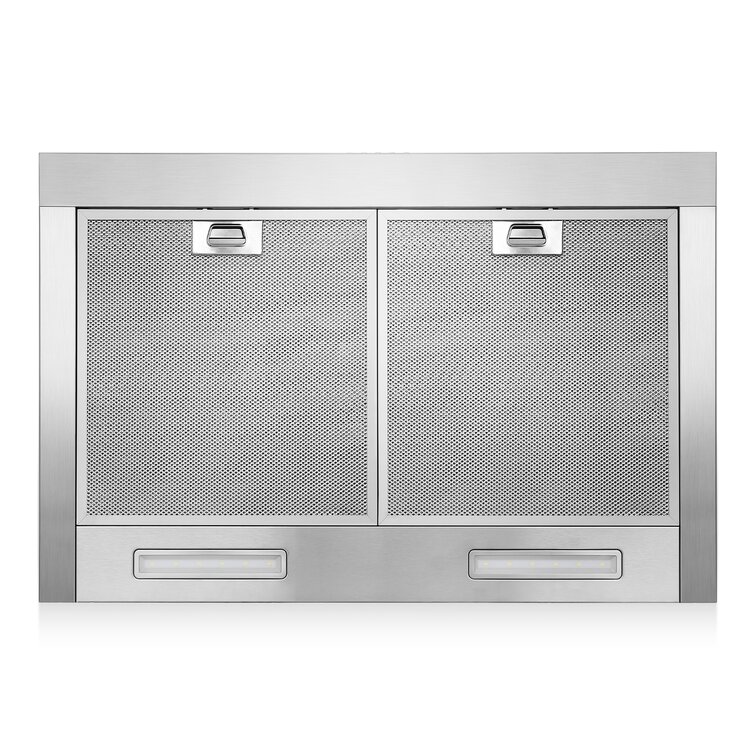 30 in. 600 CFM Under Cabinet Range Hood with Light in Stainless Steel