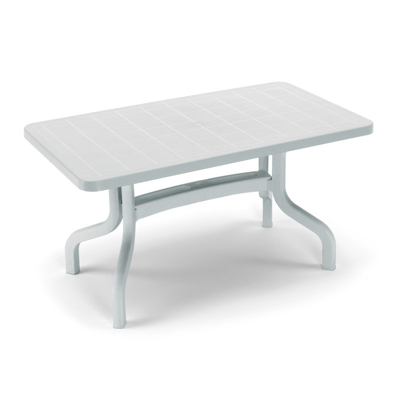 Mission Rectangular Dining Table, White