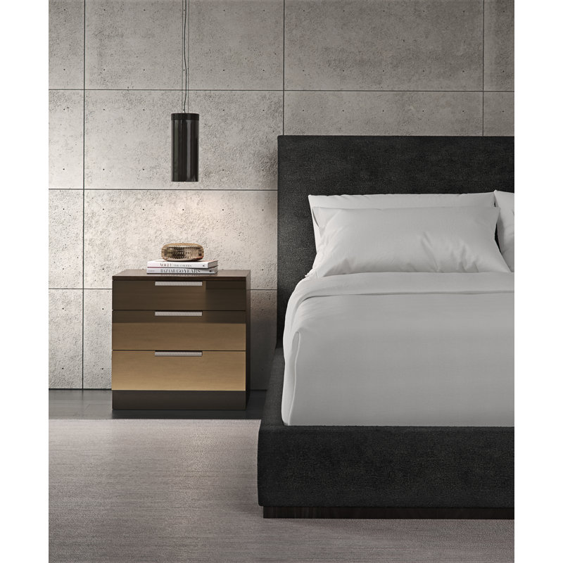 Boutique Upholstered Bed, Black, King