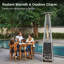 Chauffe-terrasse pyramide Eeast Oak 50 000 BTU-100524531