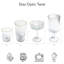 Alissone 325.3ml Acrylic Cut Set