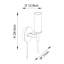 Ewelina Steel Armed Sconce