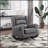 Gray Fabric Rocking Chair