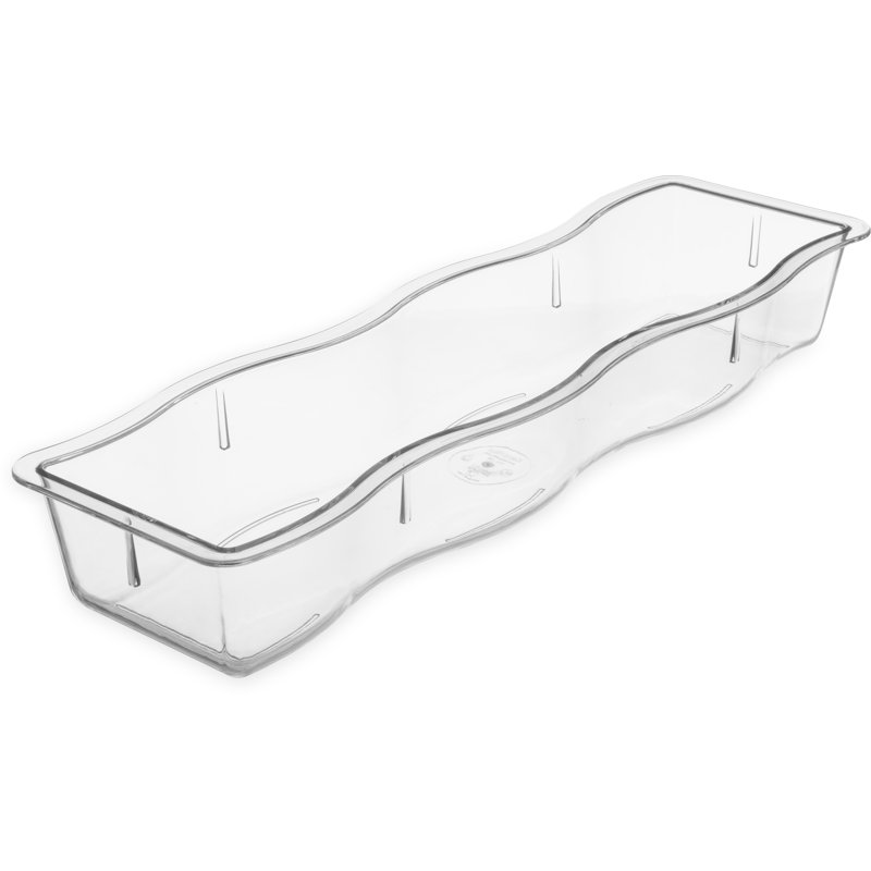 Produits de service alimentaire Carlisle Contenant alimentaire rectangulaire en plastique, Transparent