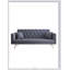 Canapé convertible polyvalent pour divers espaces, rehaussant le confort et le style avec un revêtement en velours