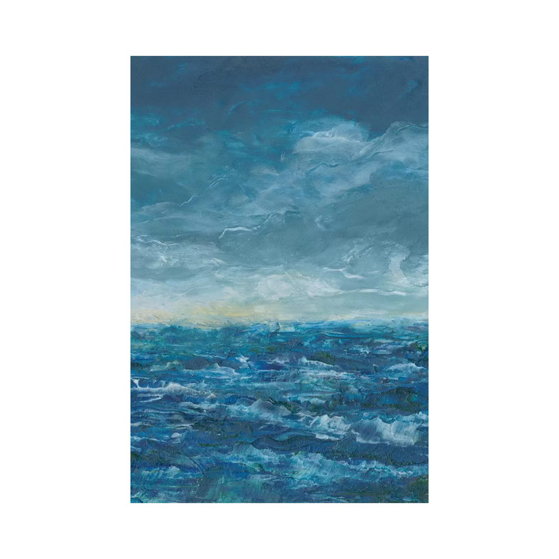 Dark Seas II by Sharon Chandler - Wrapped Canvas Print, 20.32 cm H x 30.48 cm W